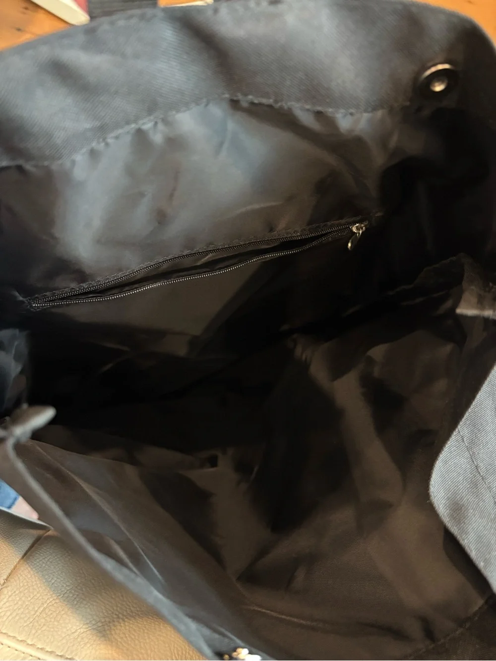 On cloud running light weight backpack.